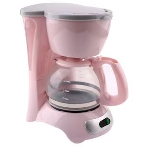 Pink Coffee Maker, 4 Cups